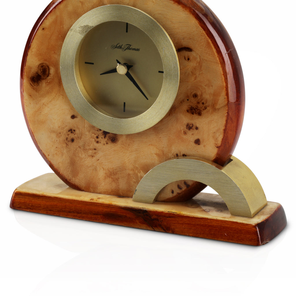 Burlwood Seth Thomas Clock