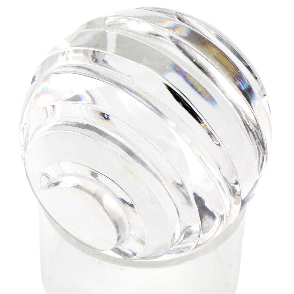 Textured Glass Paperweight Sphere w/ Stand (A+D)