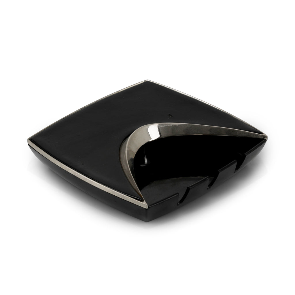 Black / Chrome Ashtray