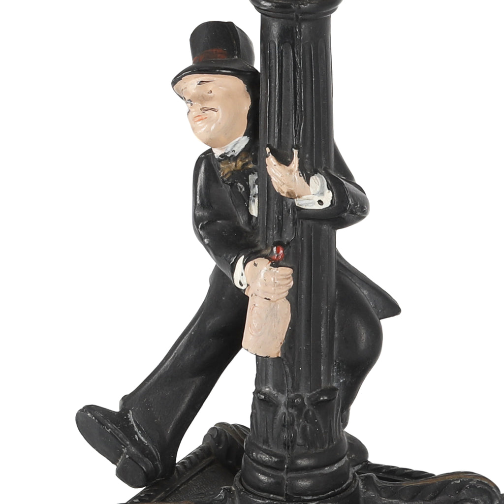Black Novelty Orb Table Lamp