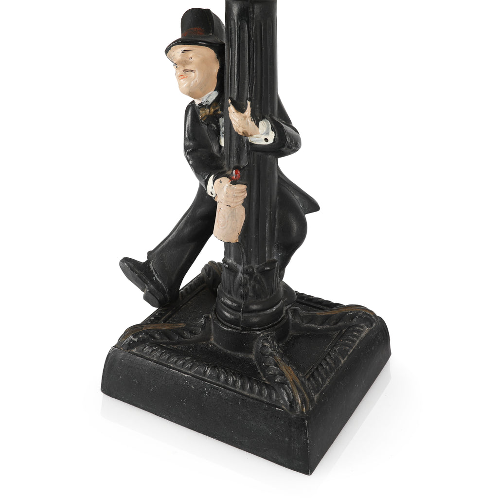 Black Novelty Orb Table Lamp