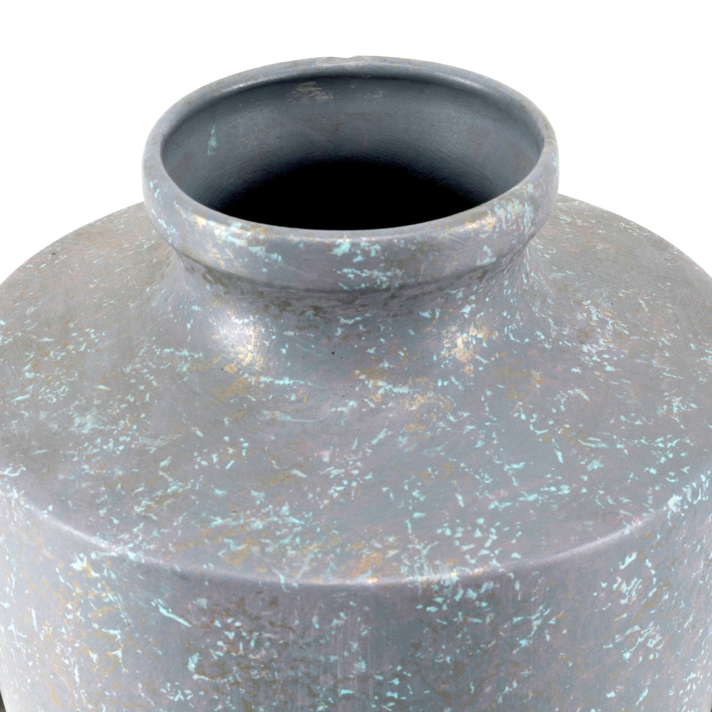 Large Grey / Blue Speckled Vase (A+D)