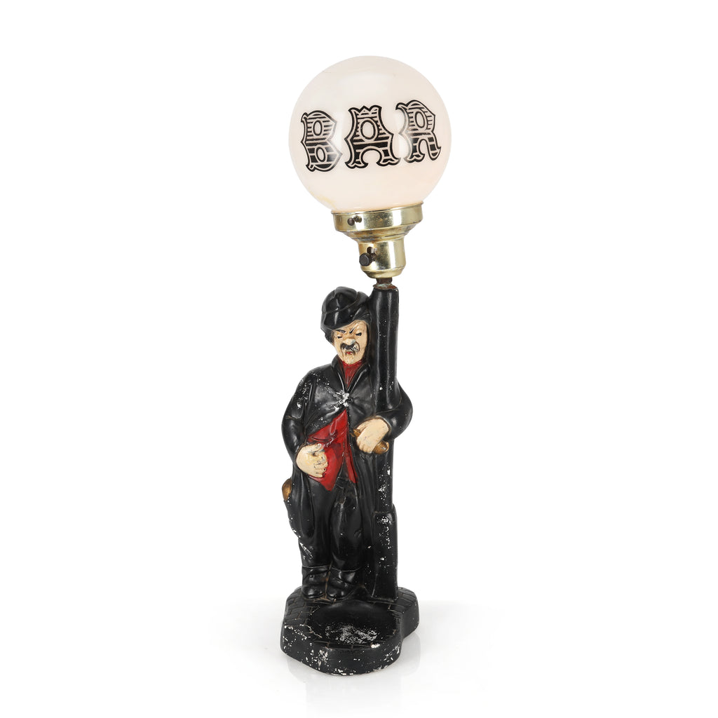 Black Novelty Bar Table Lamp