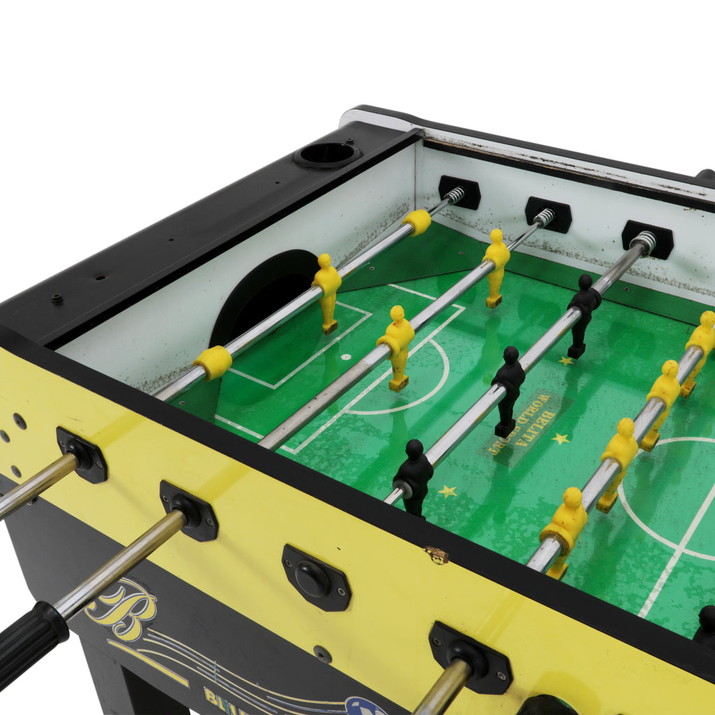 Yellow / Black Foosball Table