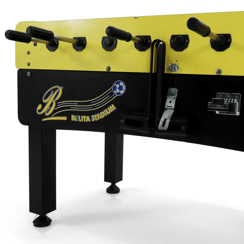 Yellow / Black Foosball Table