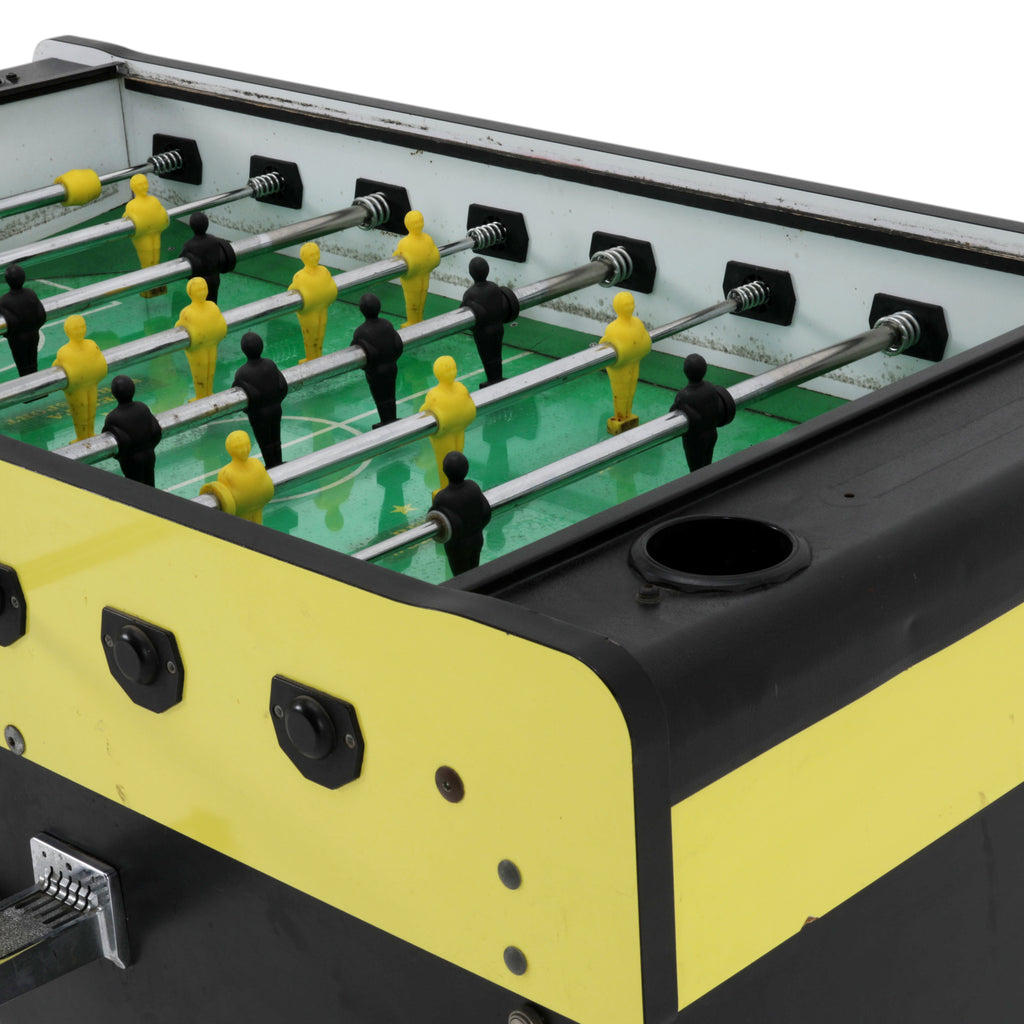 Yellow / Black Foosball Table