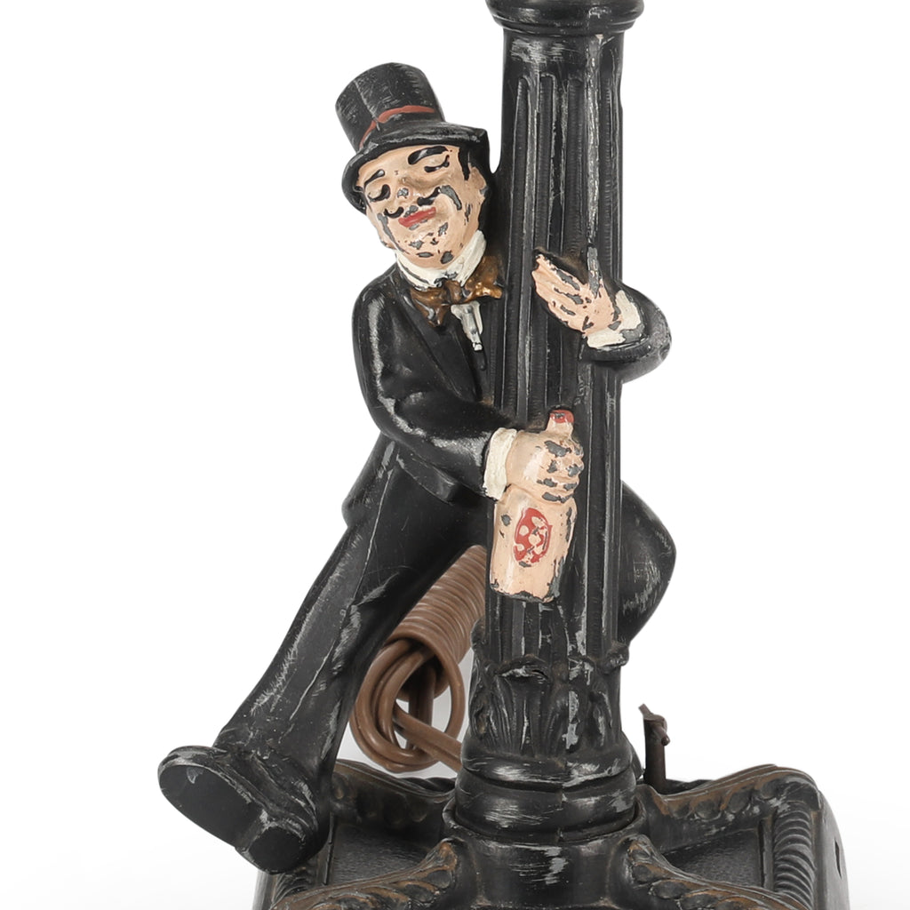 Black Novelty Orb Table Lamp