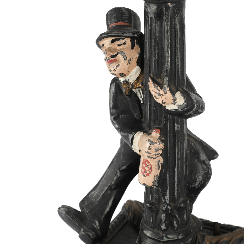 Black Novelty Orb Table Lamp