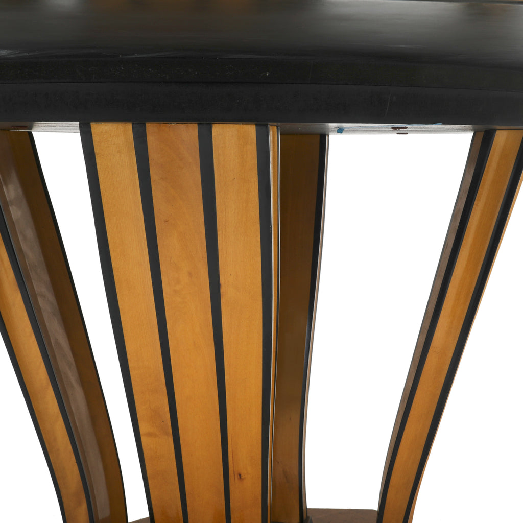 Eliel Saarinen Design Ornate Wood Dining Table