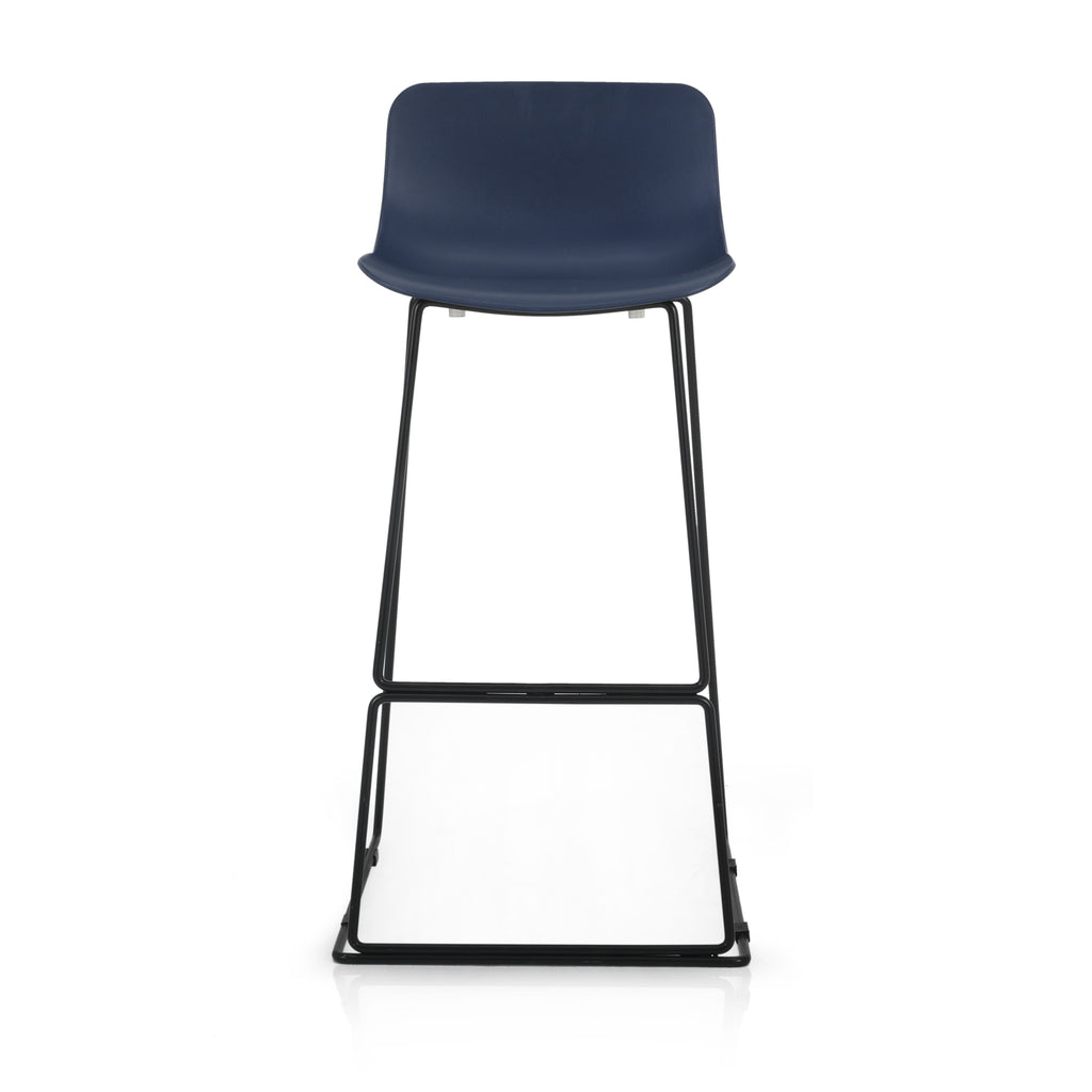 Navy Blue Bar Stool