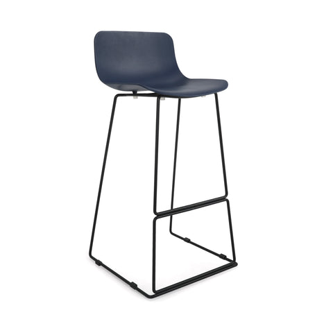 Navy Blue Bar Stool
