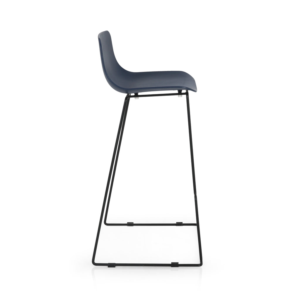 Navy Blue Bar Stool