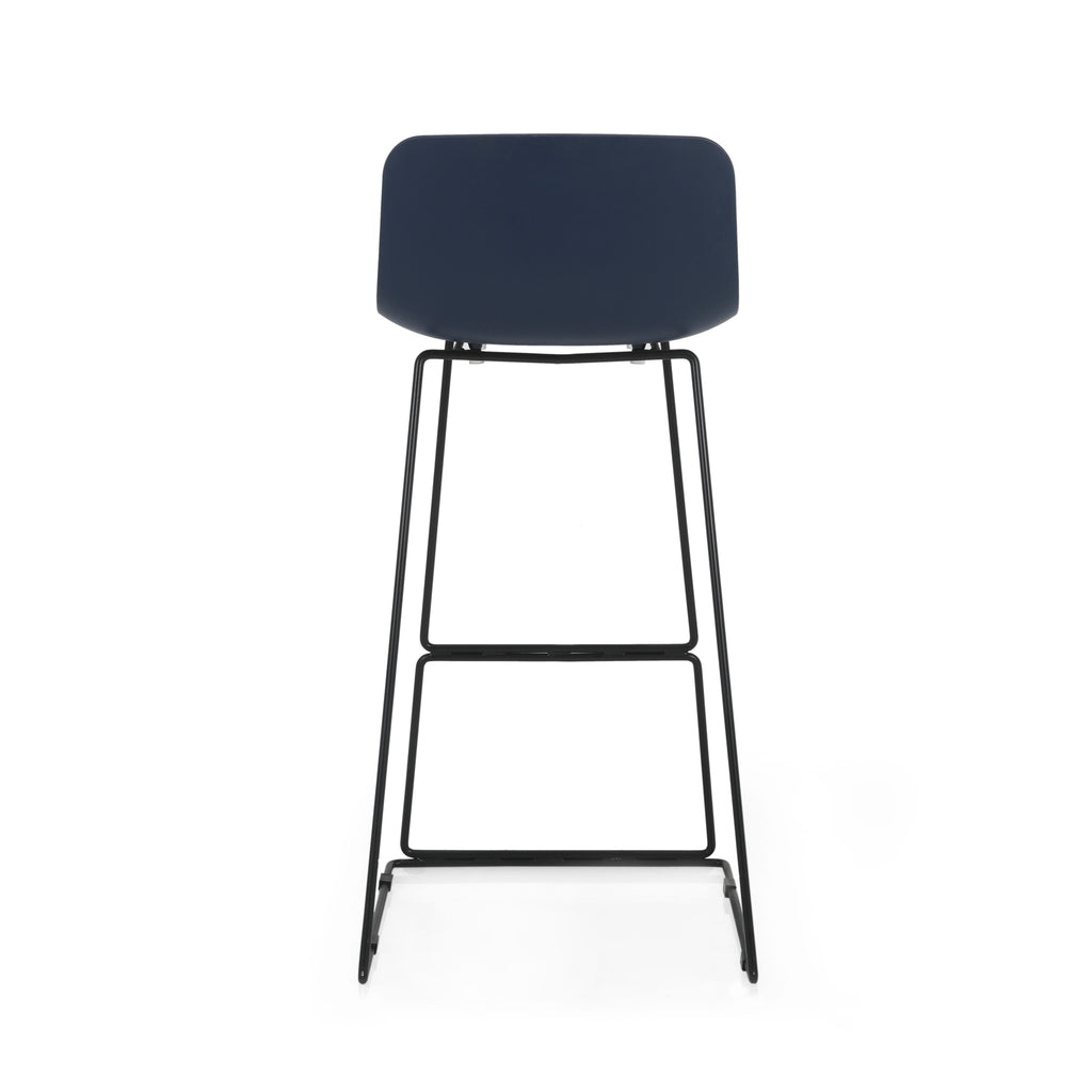 Navy Blue Bar Stool
