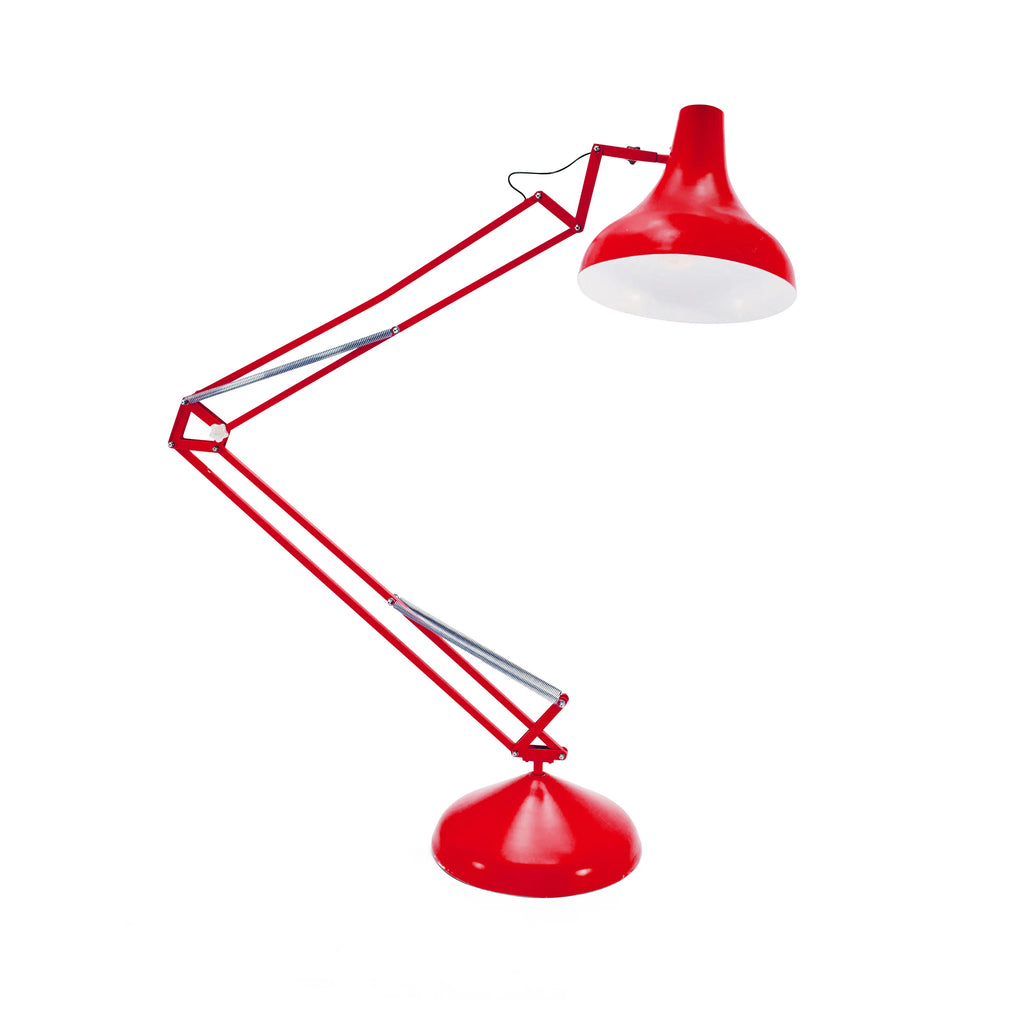 Red Luxo Giant Oversize Floor Lamp