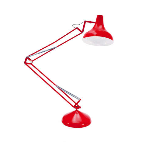 Red Luxo Giant Oversize Floor Lamp