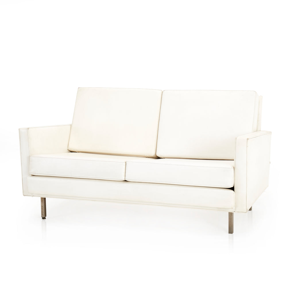 Case Study Love Seat White