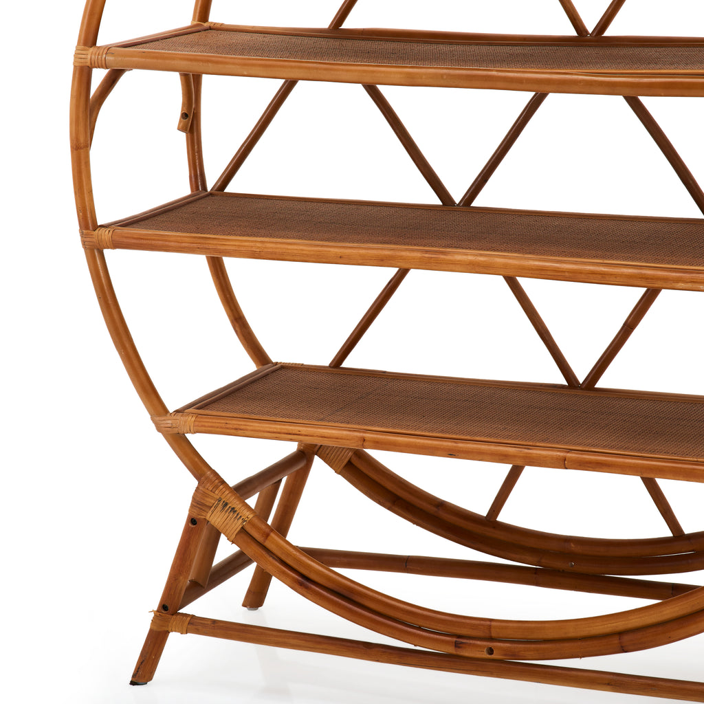 Bamboo Circle Shelf