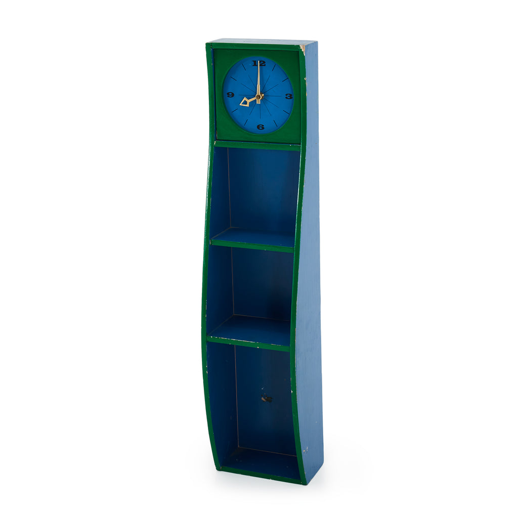 Green - Blue Shelf Clock