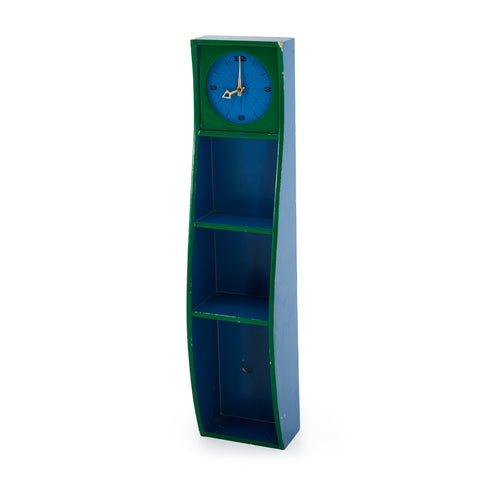 Green - Blue Shelf Clock
