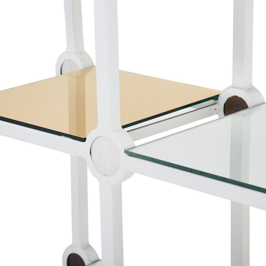 Black Mirror Plastic Display Shelf