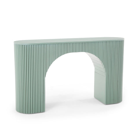 Sage Green Ridged Console