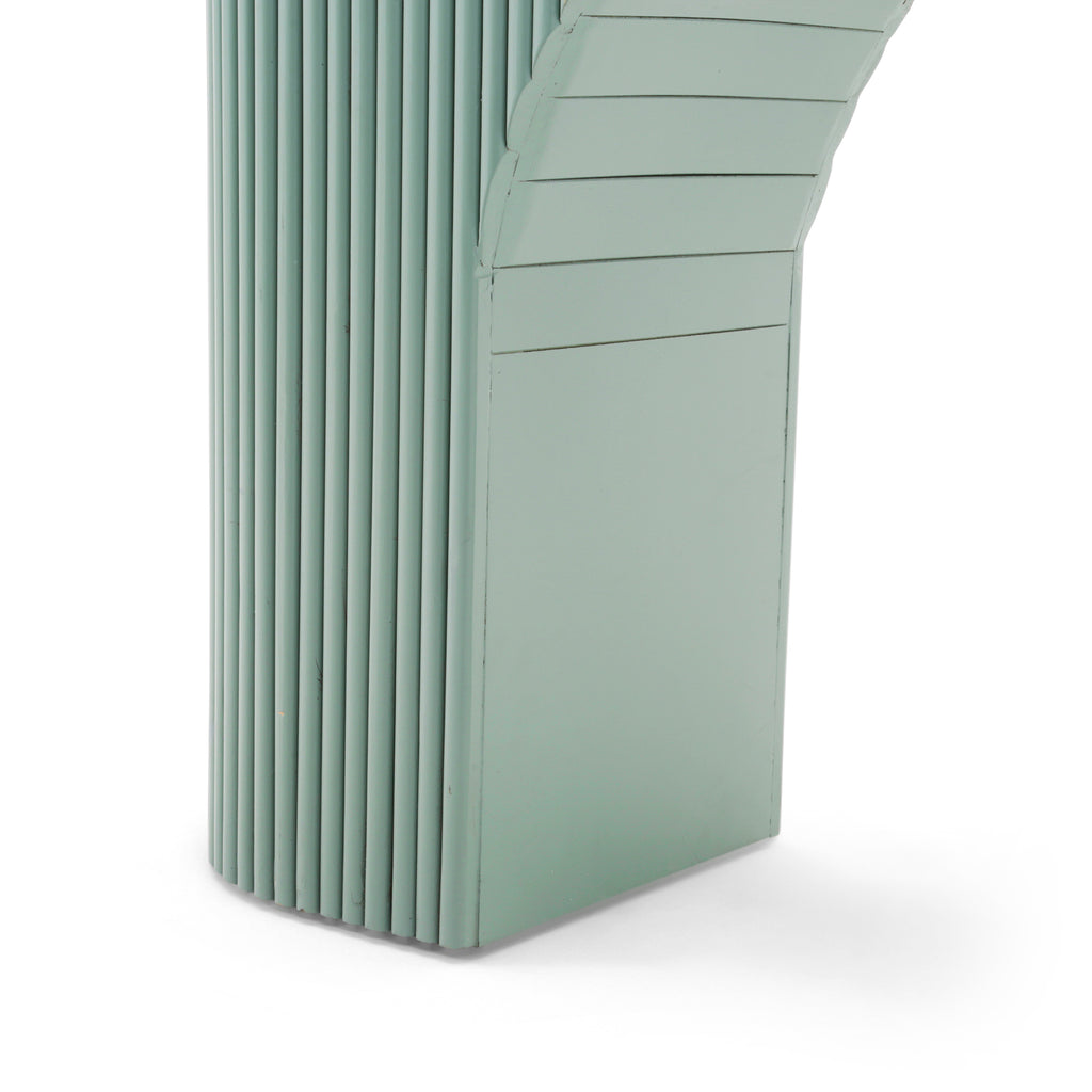 Sage Green Ridged Console