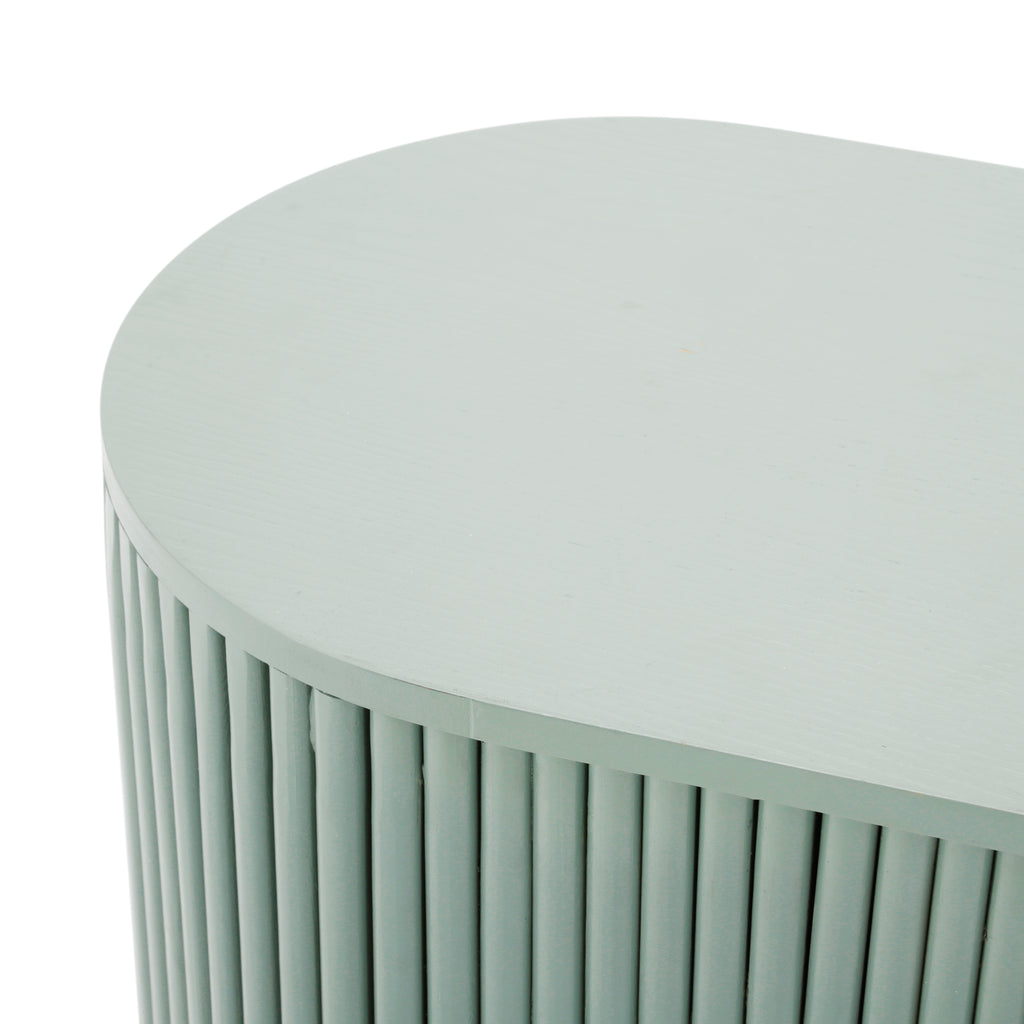 Sage Green Ridged Stool