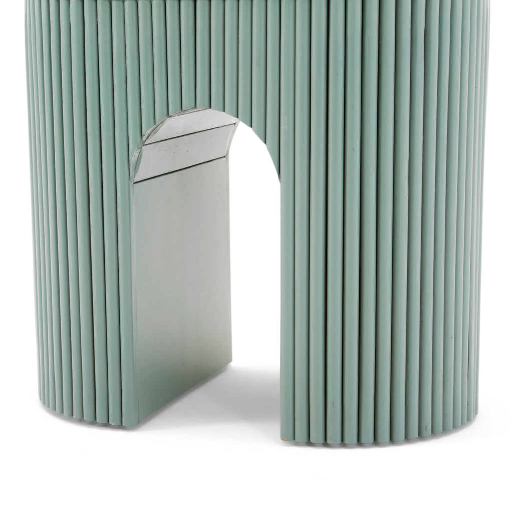 Sage Green Ridged Stool