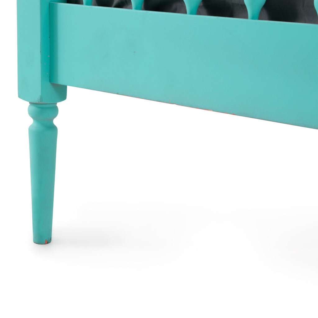 Turquoise / Teal Twin Bed