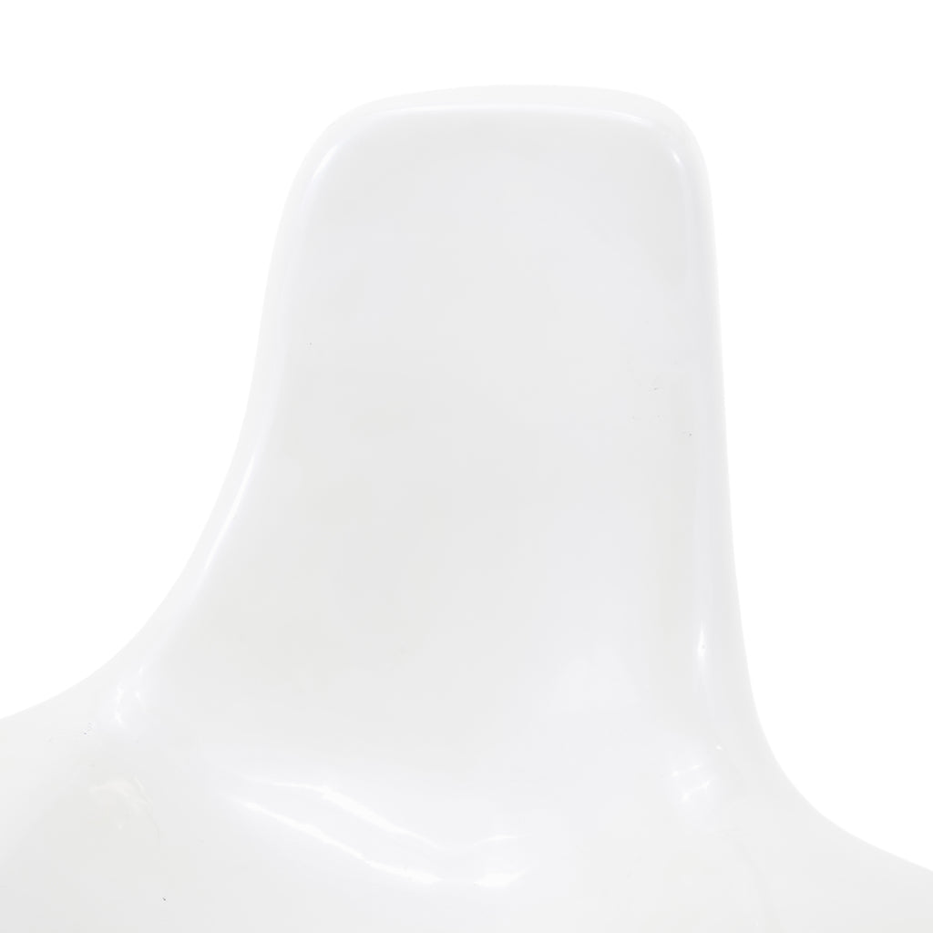 Abstract White Molded Chair