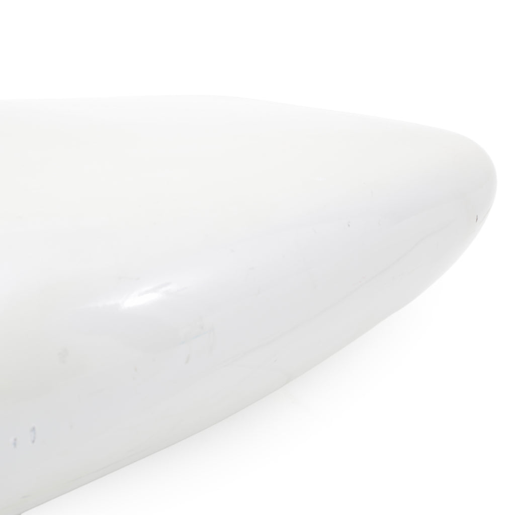 Abstract White Molded Chair
