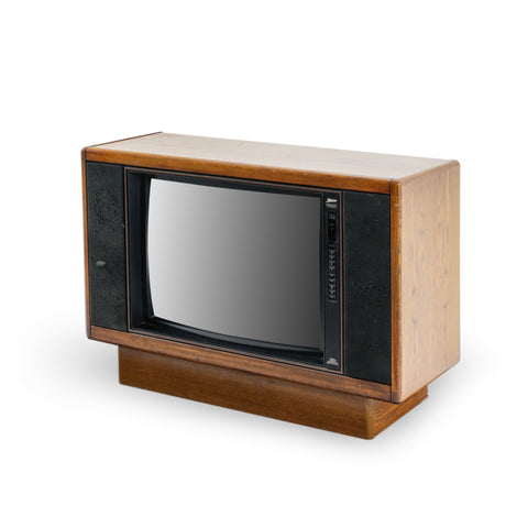 Large Vintage Zenith Wood Panel Television