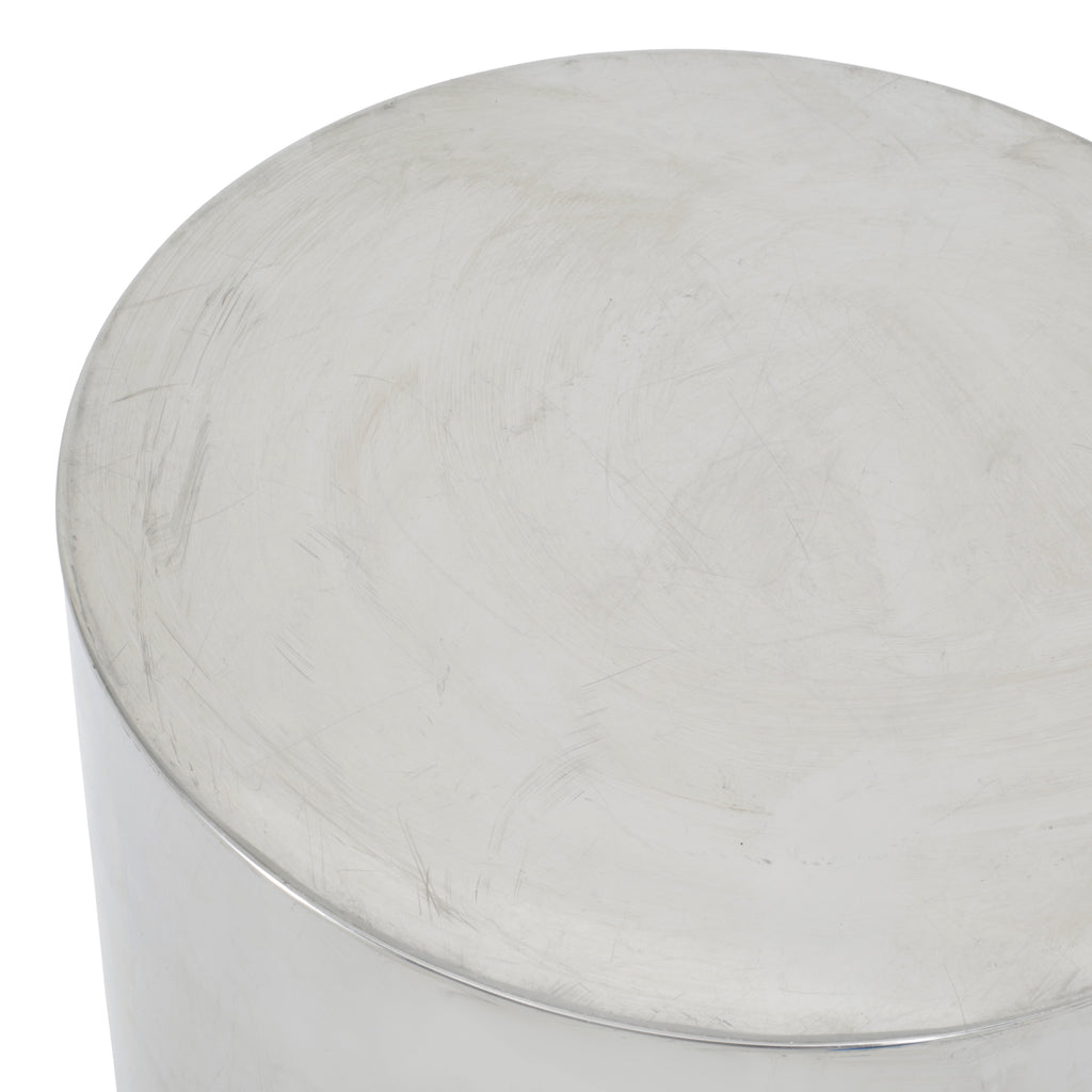 Short Chrome Cylinder Pedestal