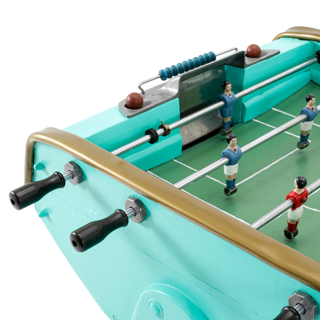 Teal Foosball Table