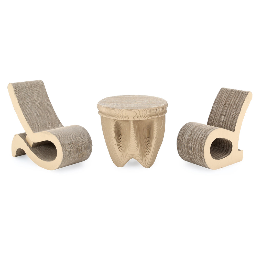 Cardboard Wiggle Chair #1