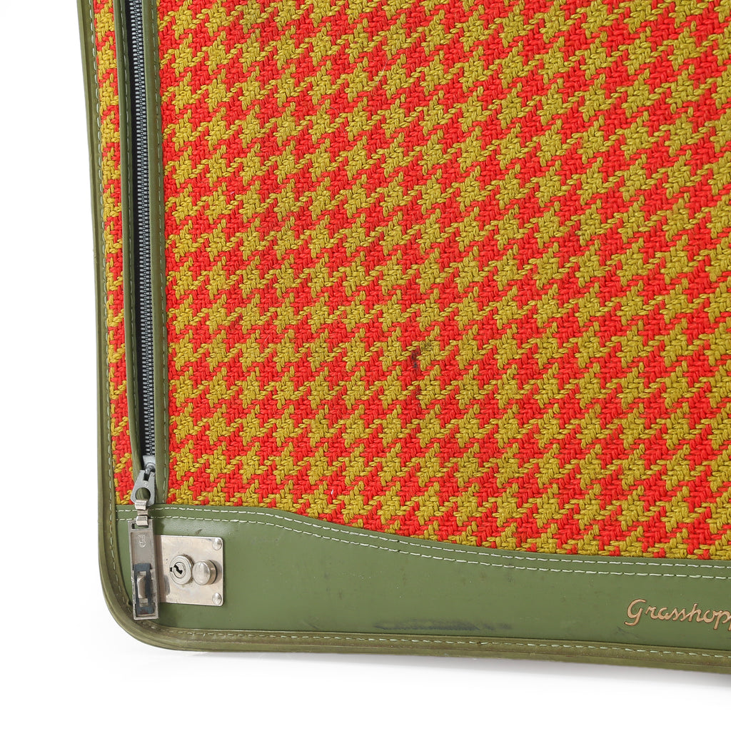 Red and Yellow Vintage Luggage Set