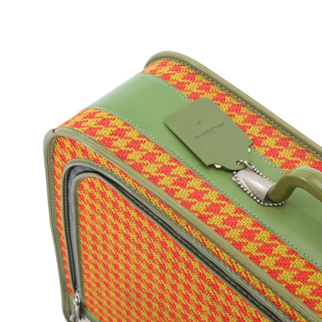 Red and Yellow Vintage Luggage Set