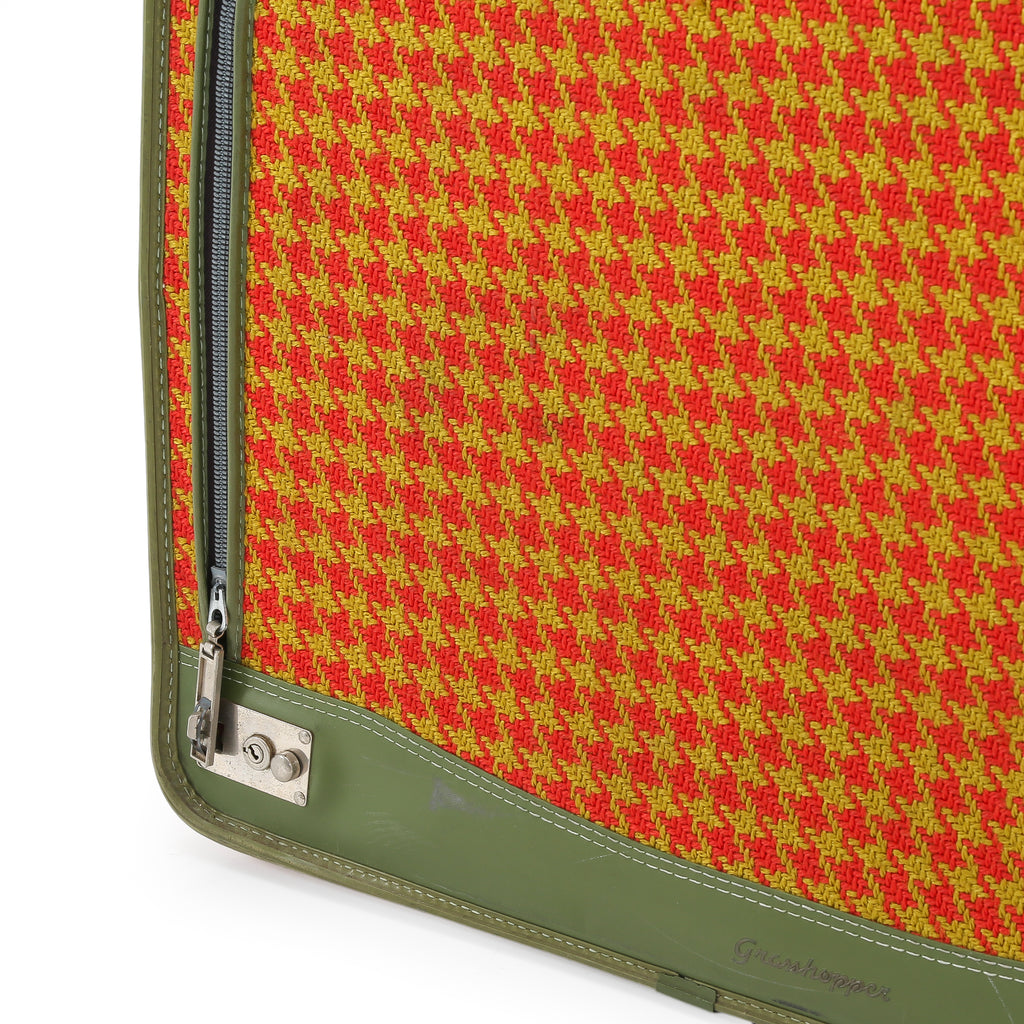 Red and Yellow Vintage Luggage Set