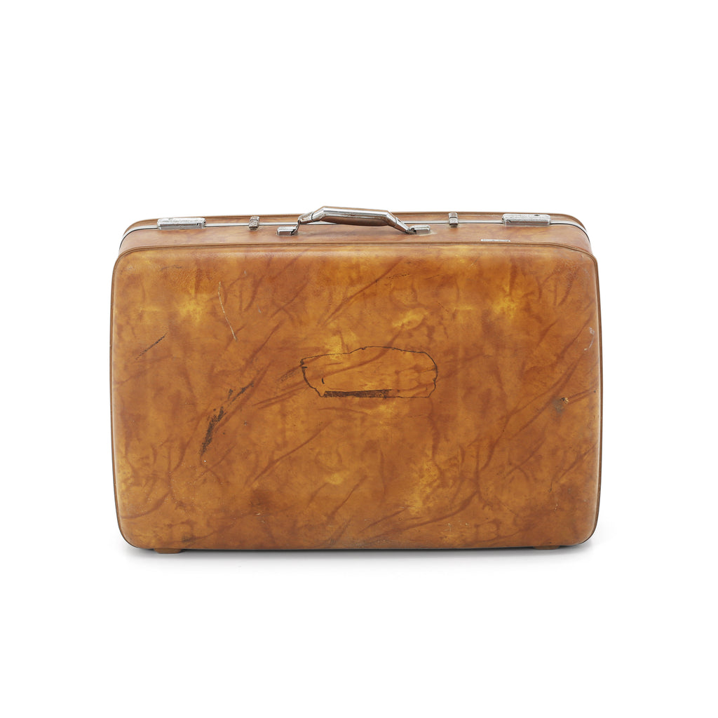 Large Brown / Tan Suitcase