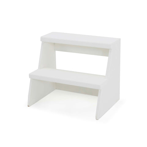 Open Matte White Steps