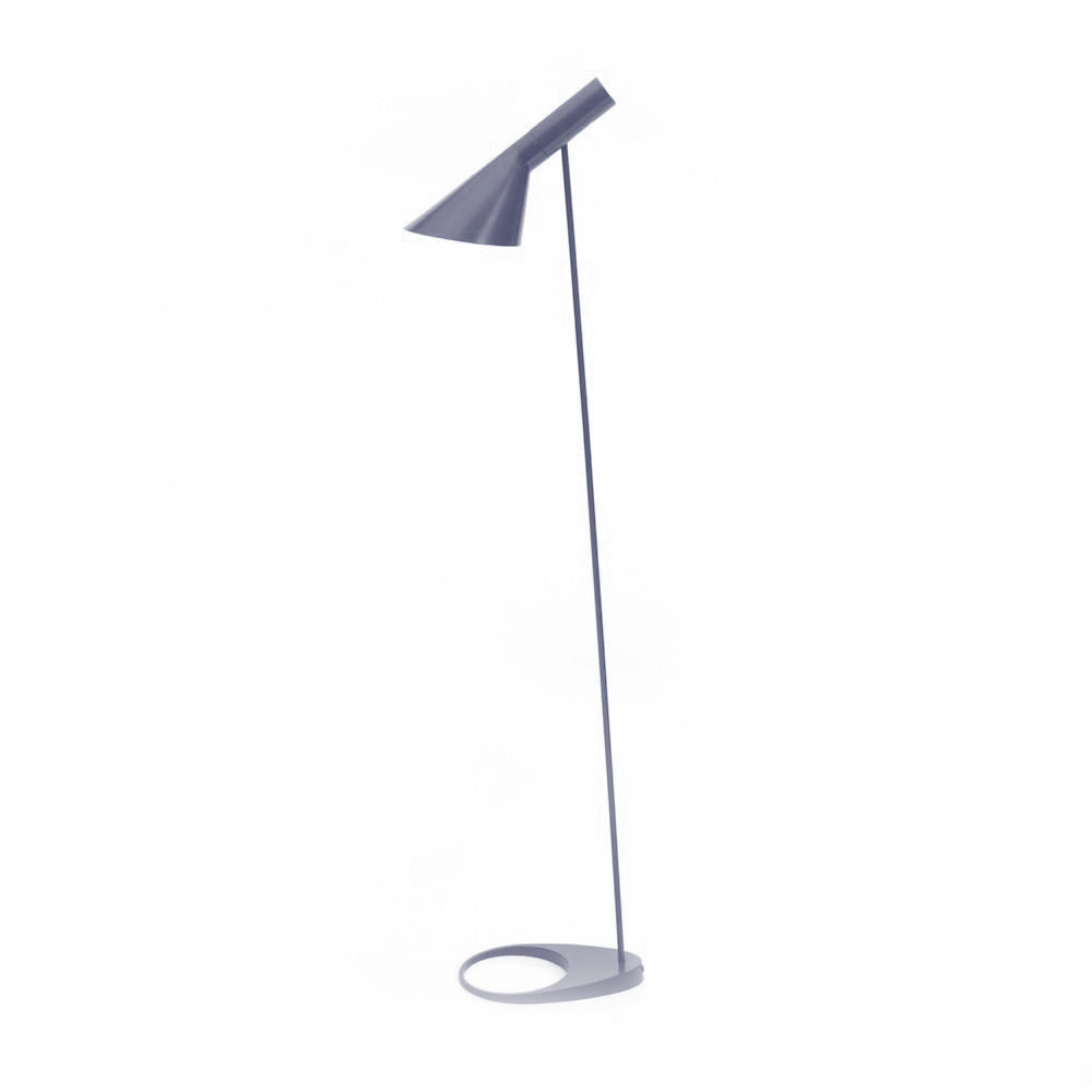 Grey Flashlight Floor Lamp