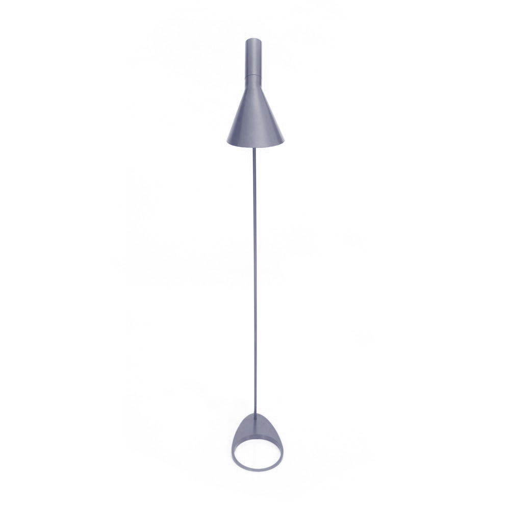 Grey Flashlight Floor Lamp