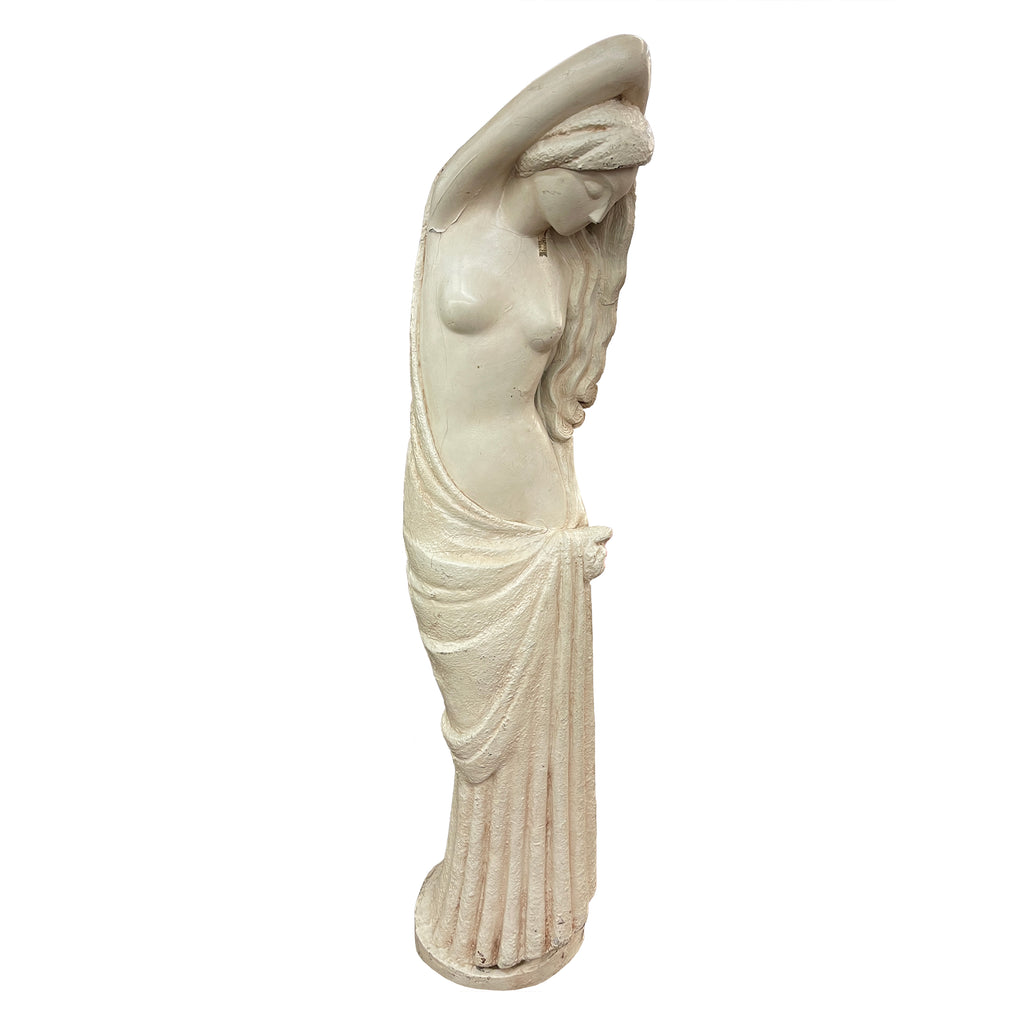 Modigliani-Style Female Statue