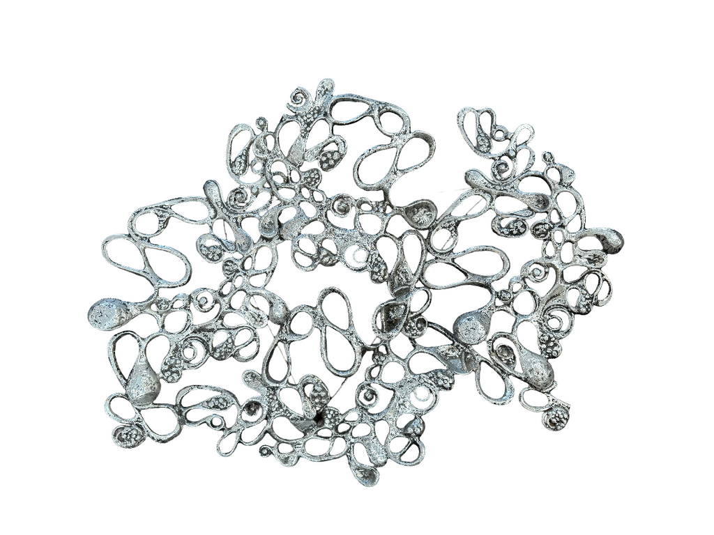 Metallic Hanging Wall Sculpture