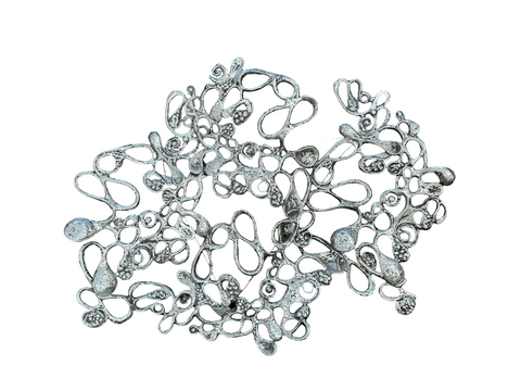 Metallic Hanging Wall Sculpture