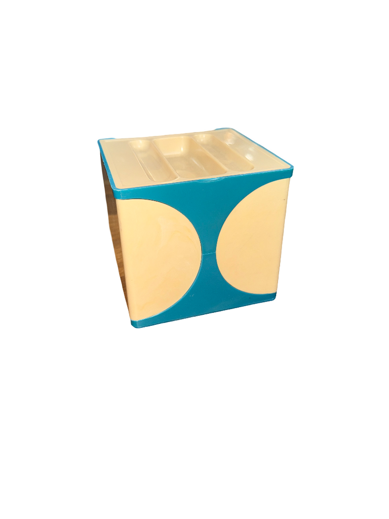 Blue and Cream Toy Box