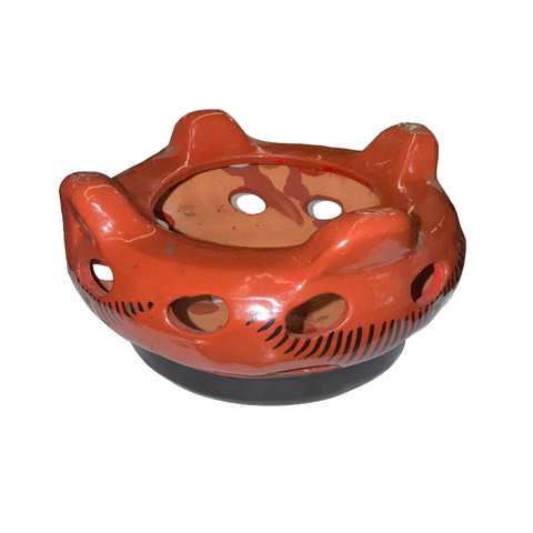 Red Abstract Bowl Ashtray