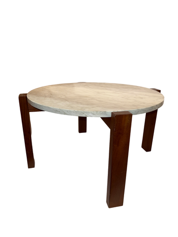 Brown Marble Side Table