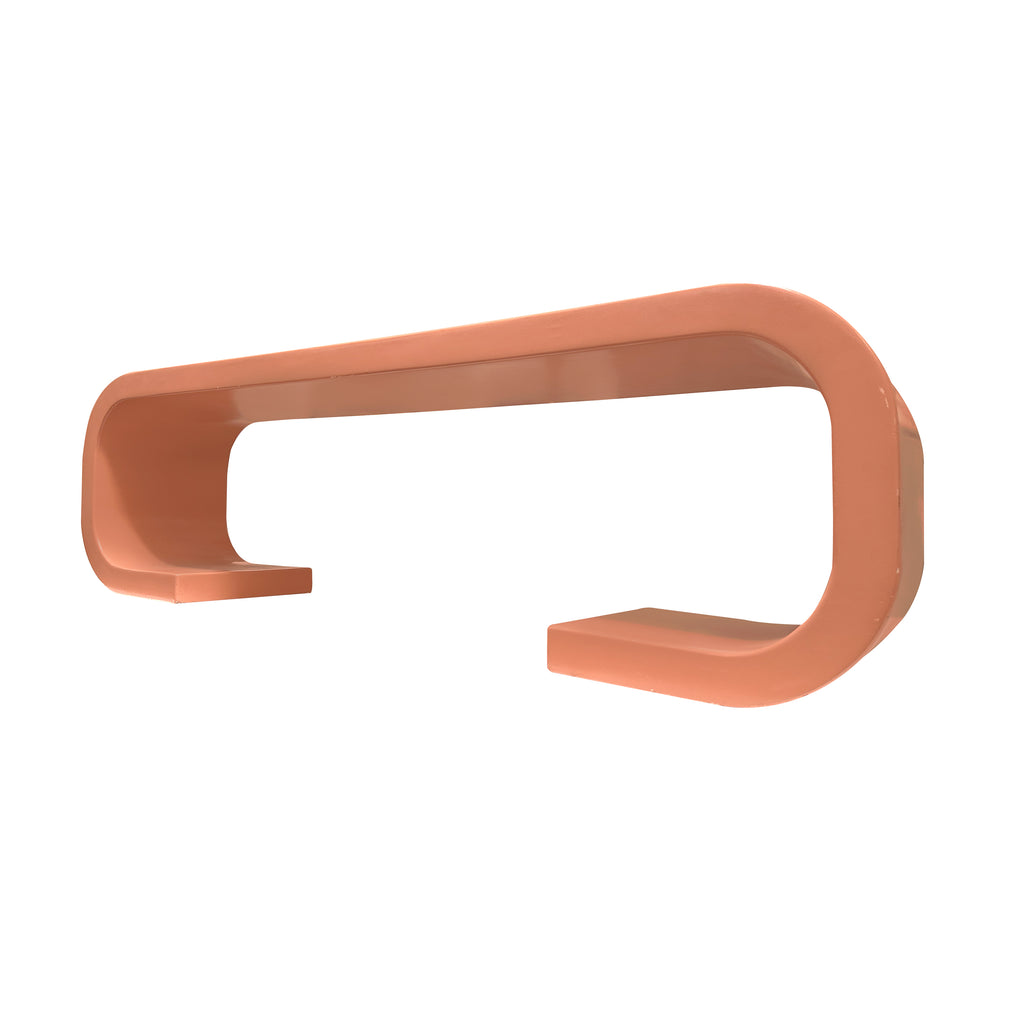 Curved Blush Coffee Table
