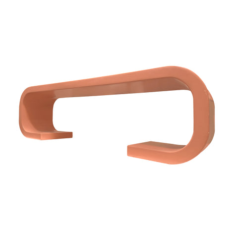 Curved Blush Coffee Table